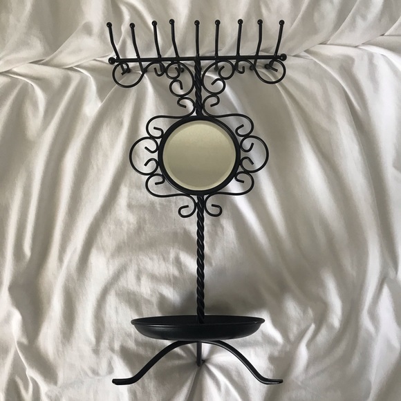 Jewelry Holder with Mirror - Picture 1 of 2